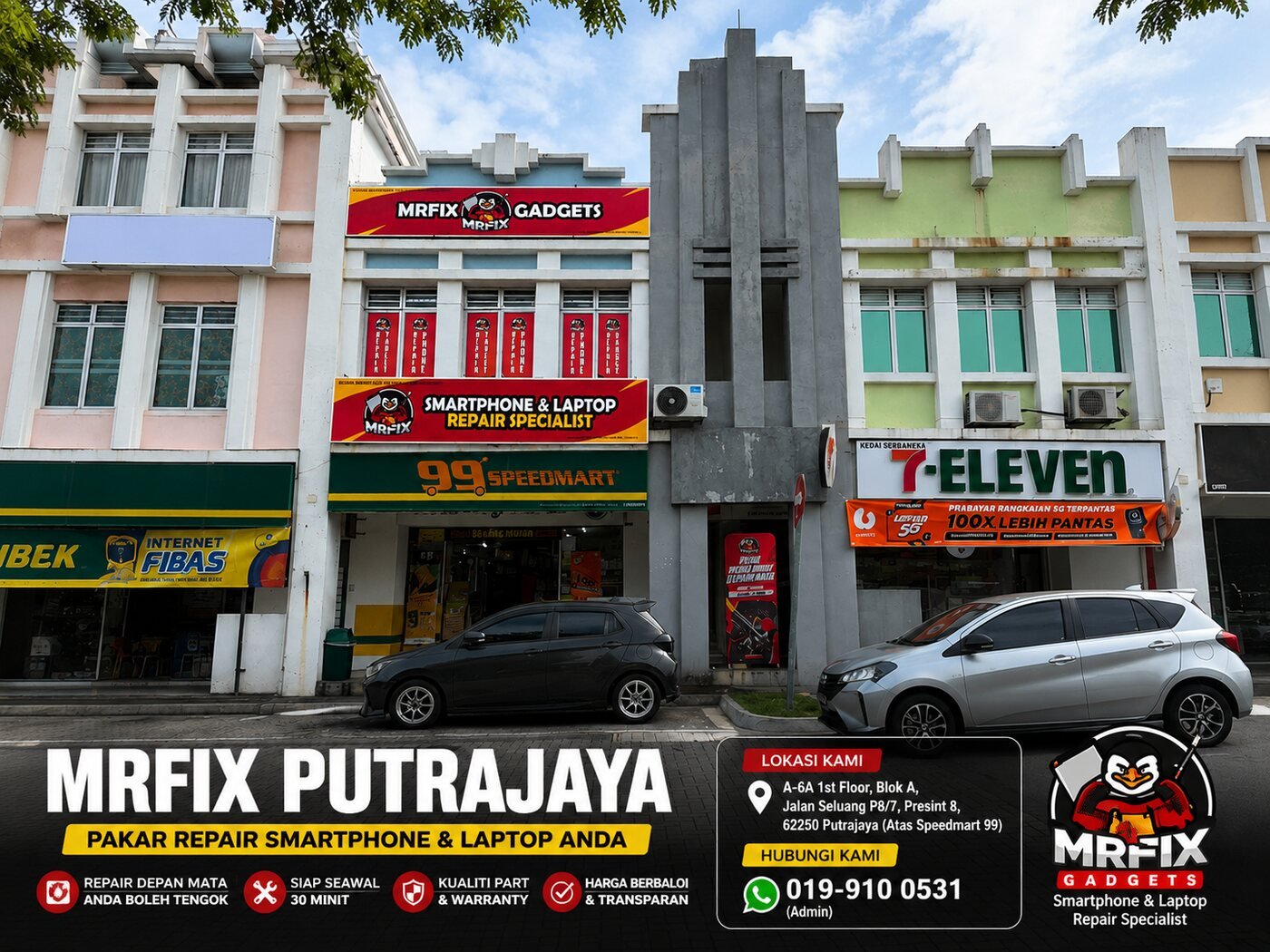 MRFIX Putrajaya Presint 8 untuk pemeriksaan Samsung A15 touch tidak berfungsi