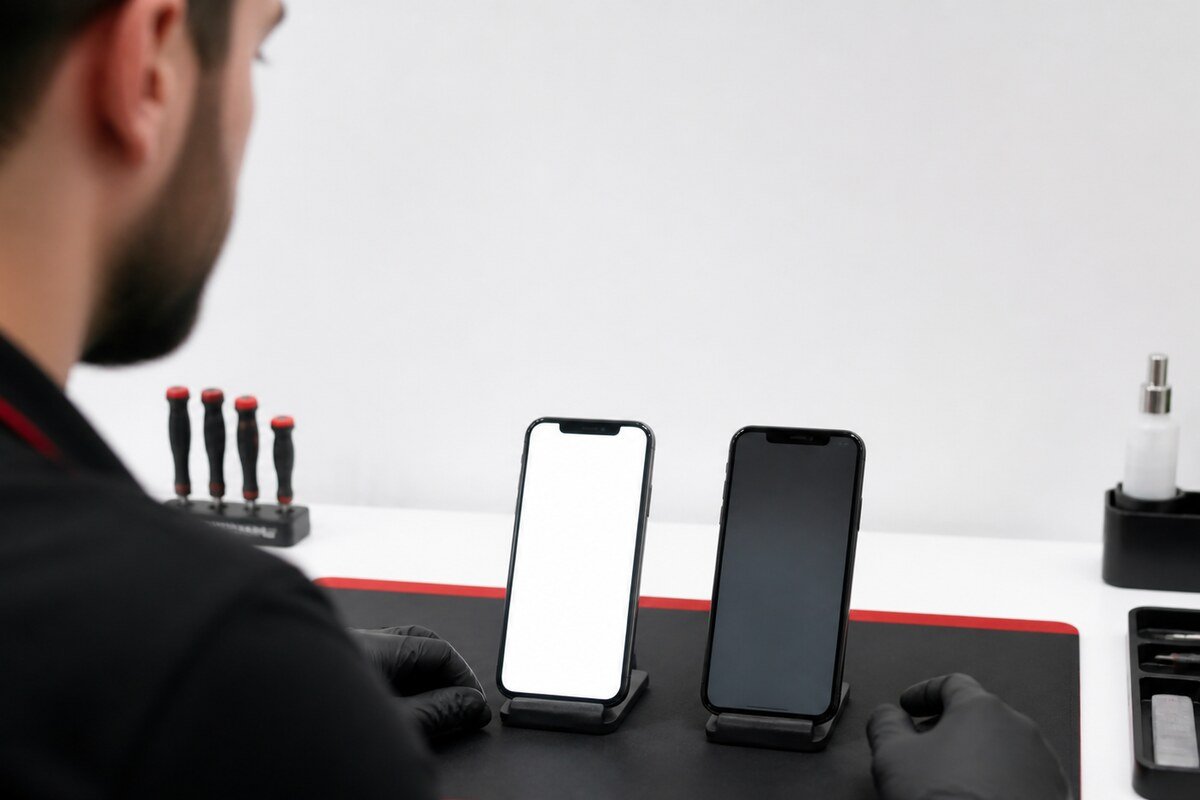 Membezakan setting protector dan sensor auto brightness telefon