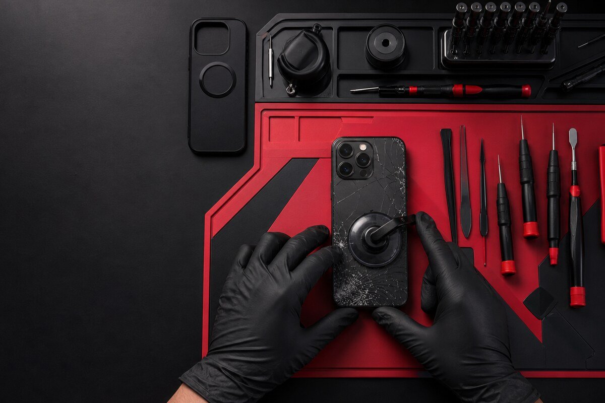 Bezakan kaca belakang dan lens cover untuk repair back glass phone Bangi