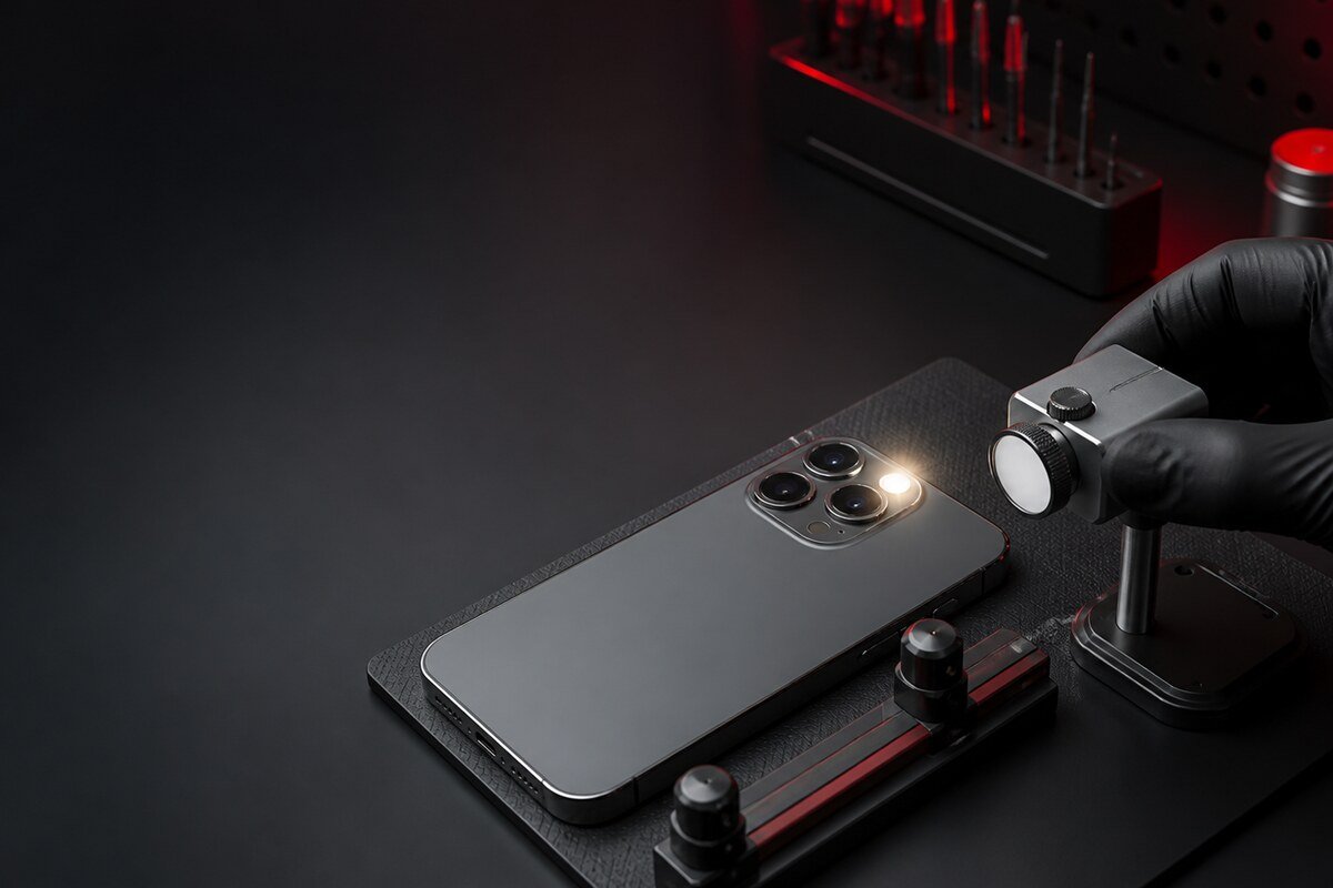 Ujian torch dan camera flash untuk telefon di Bangi