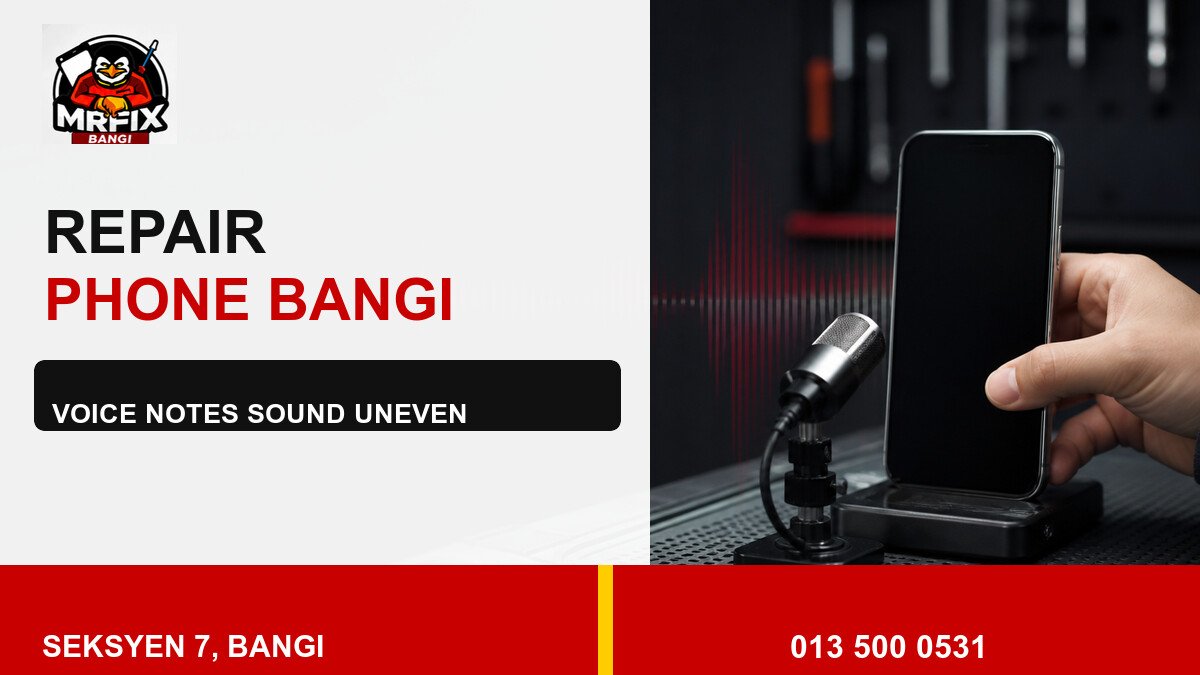 Repair Microphone Phone Bangi: Why Voice Notes Sound Uneven — featured image