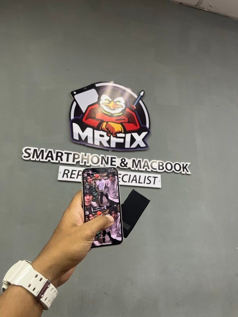 Contoh hasil pemeriksaan dan repair phone di MRFIX Saujana Utama