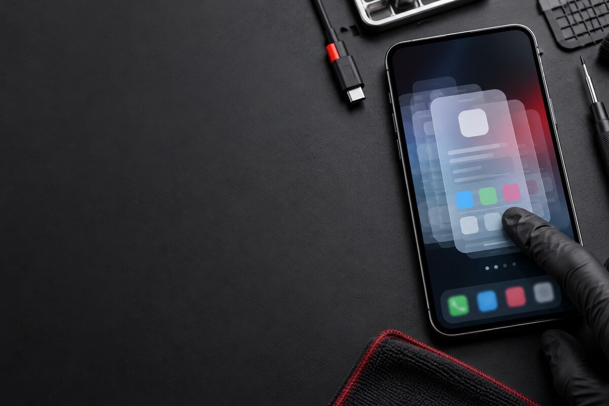 Aplikasi dan sistem telefon diperiksa ketika screen freeze