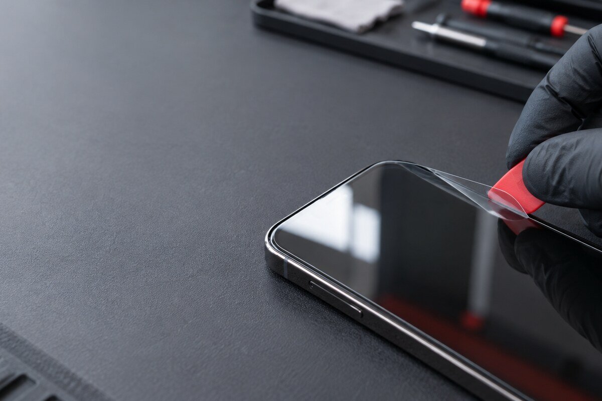Pemeriksaan pelindung skrin bagi masalah touch dead zone telefon