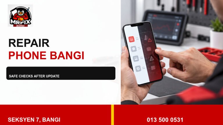 Repair Phone App Crash Bangi: Safe Checks After an Update — featured image
